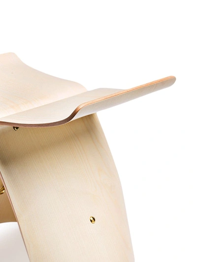 Shop Vitra Butterfly Stool In Neutrals