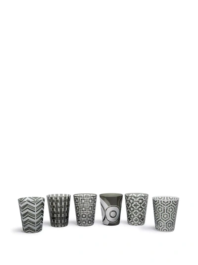 Shop Artel Graphic Old Fashioned Glass In Grey
