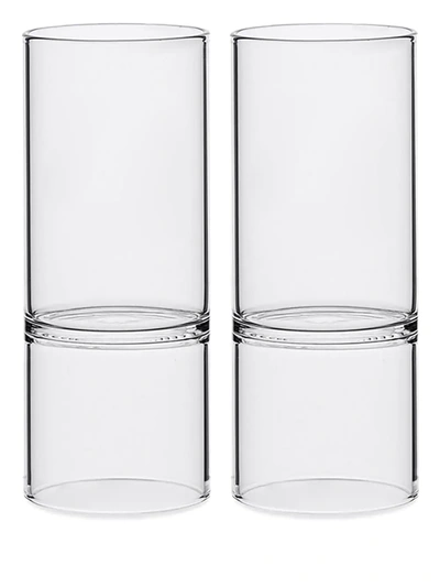 Shop Fferrone Design Revolution Liqueur Glasses (set Of 2) In Neutrals