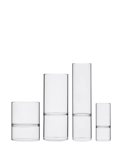 Shop Fferrone Design Revolution Liqueur Glasses (set Of 2) In Neutrals