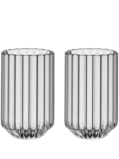 Shop Fferrone Design Dearborn Glass Set In Neutrals