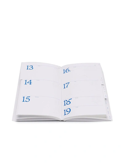 Shop Off-white Logo Print 2020 Weekly Planner In Black