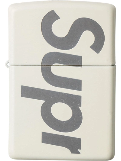 Supreme Glow-in-the-dark Zippo Lighter In White