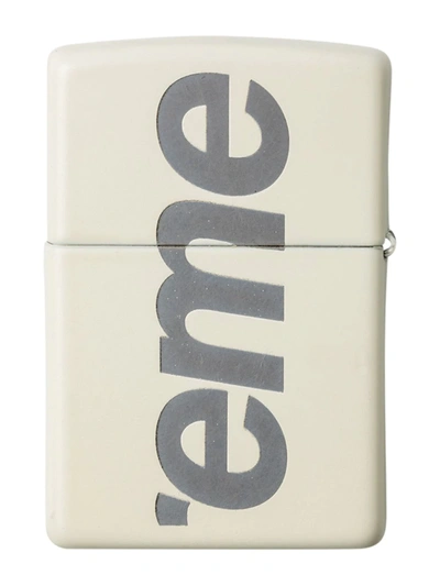 Supreme Glow-in-the-dark Zippo Lighter In White