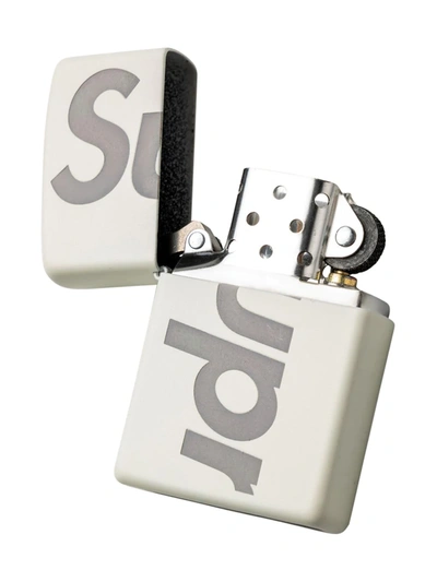 Supreme Glow-in-the-dark Zippo Lighter In White