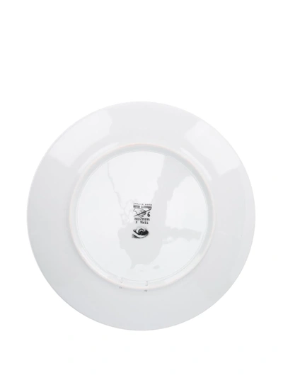 Fornasetti Lina Cavalieri-print Wall Plate In Black