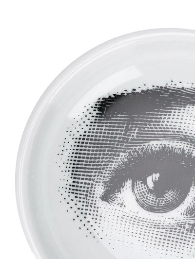 Fornasetti Lina Cavalieri-print Trinket Tray In White