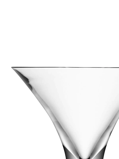 Shop Lsa International Moya Cocktail Glasses (set Of 2) In White