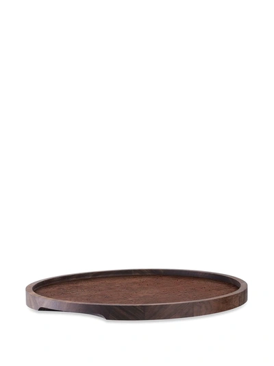 Shop Lsa International City Medium Walnut Serving Tray In Brown