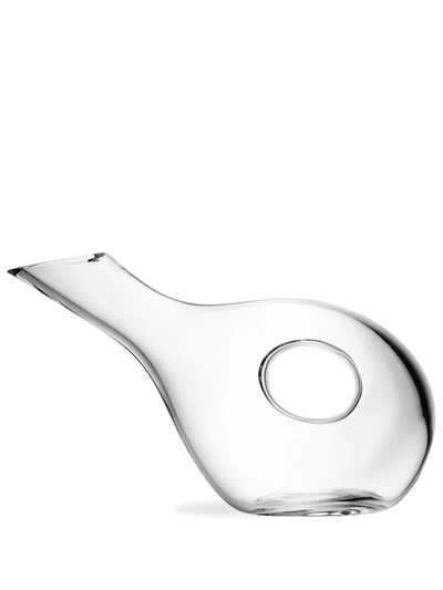 Shop Lsa International Ono Duck Glass Carafe In Neutrals
