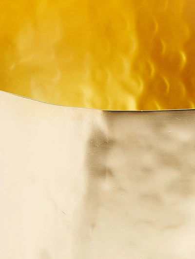 Tom Dixon Hammered Bash Vase In Gold