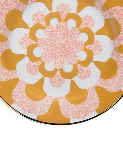 La Doublej Mosaico Dessert Plates (set Of 2) In Orange