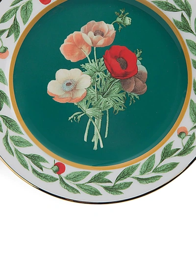La Doublej Posie Dessert Plates (set Of 2) In Green