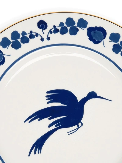 Shop La Doublej Wildbird Charger Plate (31cm) In White