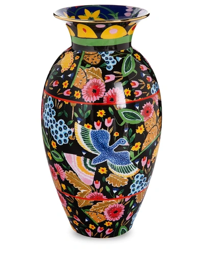 Shop La Doublej Amphora Colombo Vase (30.4cm) In Black