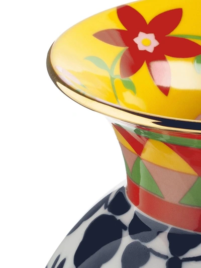 La Doublej Amphora Wildbird Tall Vase In Blue