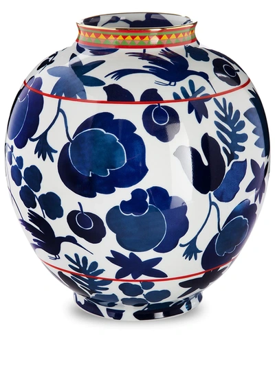 Shop La Doublej Wildbird Bubble Vase (23cm) In White