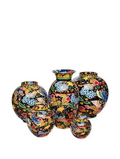 La Doublej Colombo Bubble Vase (23cm) In Black
