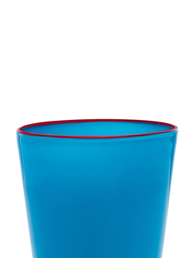 Shop La Doublej Opaque Finish Glasses (set Of 2) In Blue