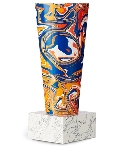 Shop Tom Dixon Swirl Stem Vase In Multicolour