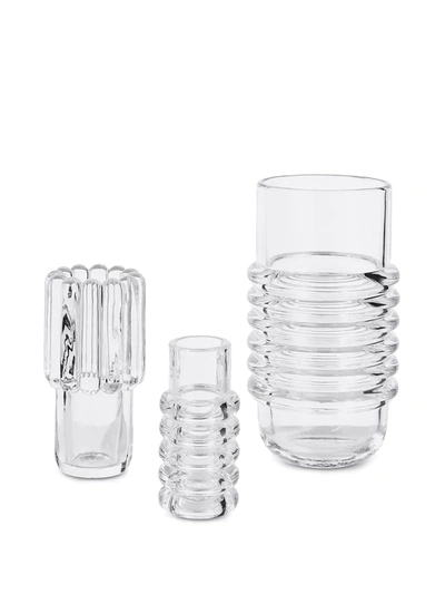 Tom Dixon Press Stem Vase In Clear