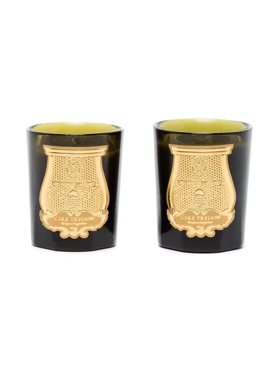Shop Cire Trudon Revolutionary Duet Scented Candle Set In Black