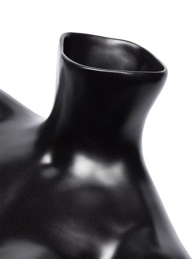 Shop Anissa Kermiche Breast Friend Ceramic Vase In Black