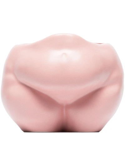 Shop Anissa Kermiche Popotelée Moulded Pot In Pink