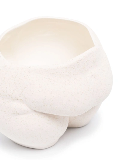 Shop Anissa Kermiche Popotelée Ceramic Pot In White