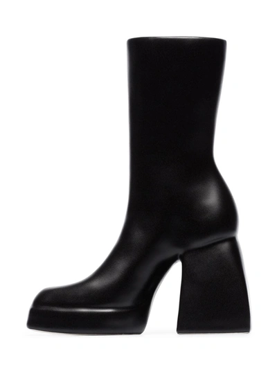 Shop Anissa Kermiche X Nodaleto Ceramic Boot Vase In Black