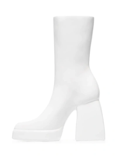 Shop Anissa Kermiche X Nodaleto Right-side Boot Vase In White