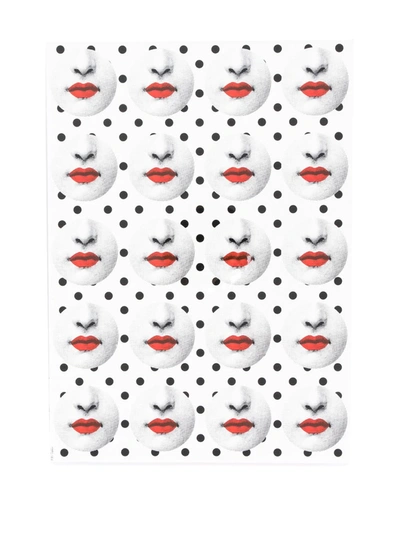 Fornasetti Graphic-print Wooden Box In Brown