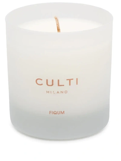 Shop Culti Milano Fiqum Candle (270g) In White