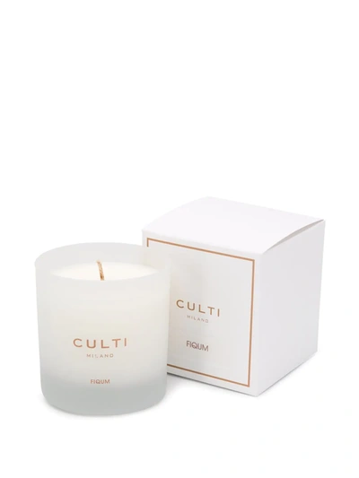 Shop Culti Milano Fiqum Candle (270g) In White