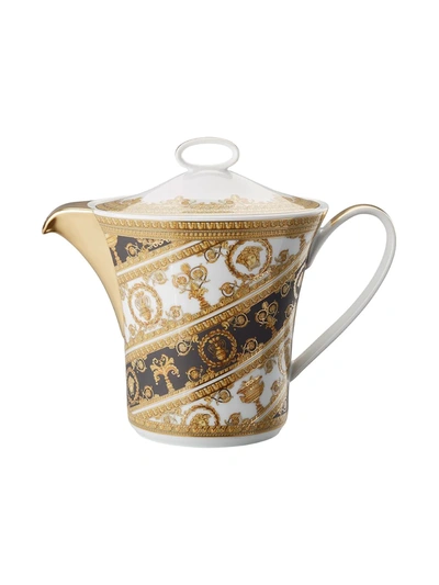 Shop Versace Baroque Rhapsody Teapot In Yellow