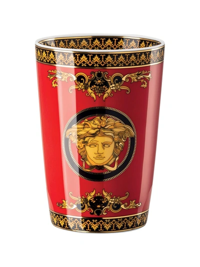 Shop Versace Medusa Scented Candle In Red