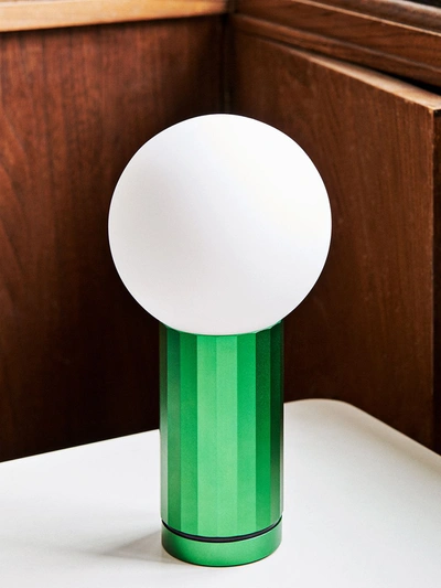 Hay Turn On Aluminum Table Lamp In Green