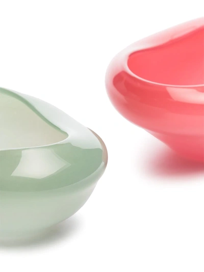 Shop Helle Mardahl Candy Dish Glass Set In Multicolour