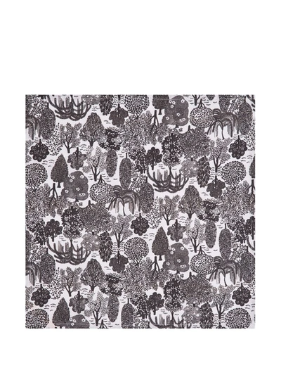 La Doublej Set Of 6 Linen Napkins In White