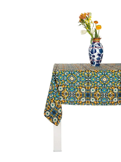 La Doublej Small Floral Table Cloth In Multi