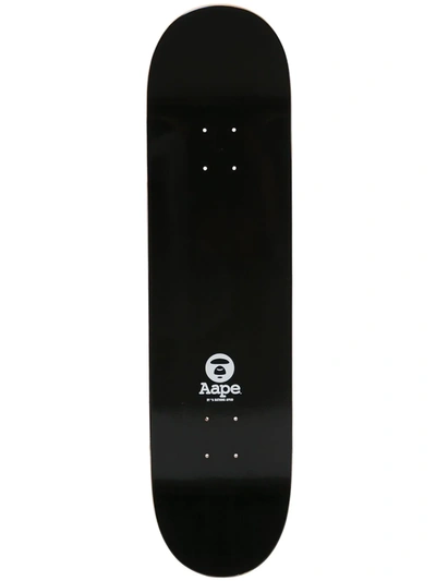 Shop Aape By A Bathing Ape Classic Skateboard In Black