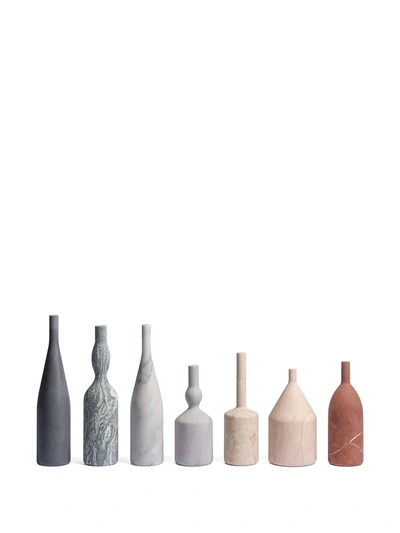 Shop Salvatori Omaggio A Morandi Bottle (34cm) In White