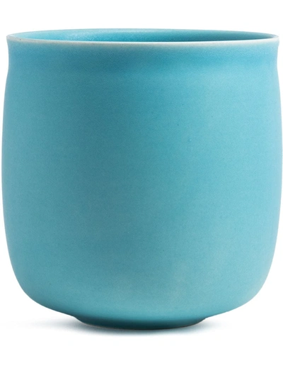 Shop Raawi Alev Vase (12cm) In Blue