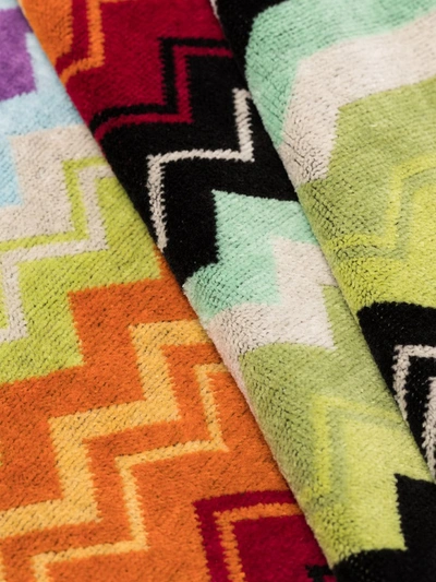 Missoni Giacomo Cotton 5-set Towel In Black