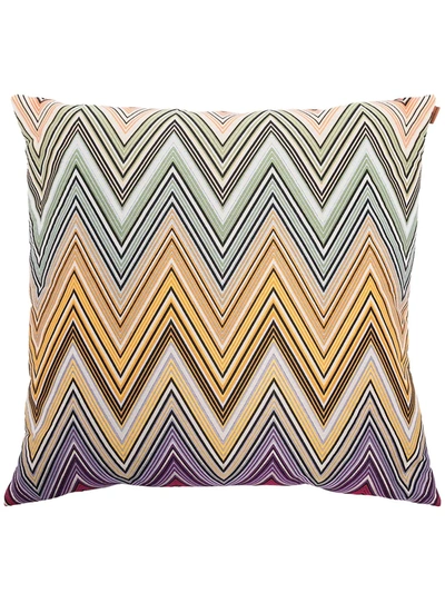 Shop Missoni Kew Cushion In Yellow