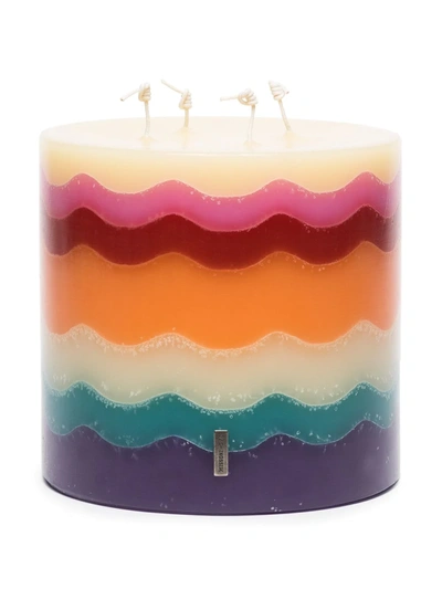 Shop Missoni Torta Wavy Candle In Neutrals