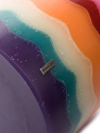 Missoni Flame Four-wick Layered Candle In Neutrals