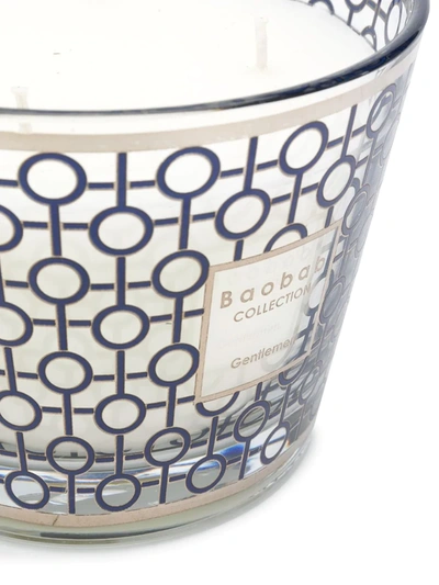 Shop Baobab Collection Gentlemen Scented Candle In Grey
