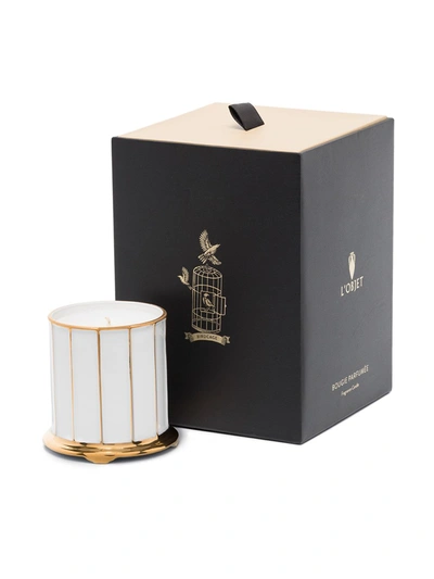 L'objet Birdcage Single-wick Candle In White