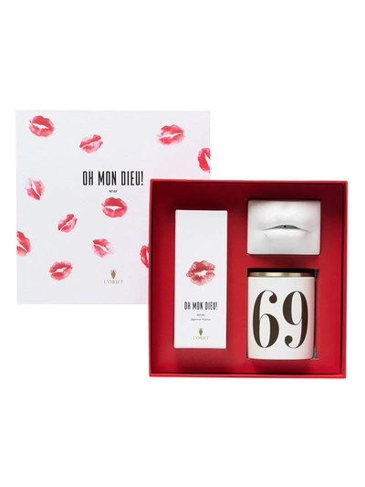 Shop L'objet Oh Mon Dieu! No.69 Scent Gift Set In White